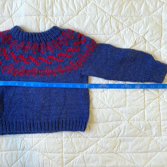 Vintage Handmade Fair Isle Sweater - Picture 3 of 3